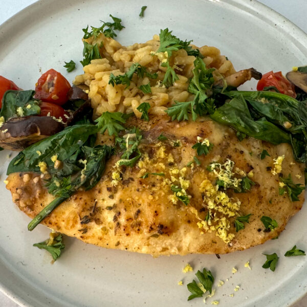 Italian-Style Skillet Chicken with Tomatoes and Mushrooms